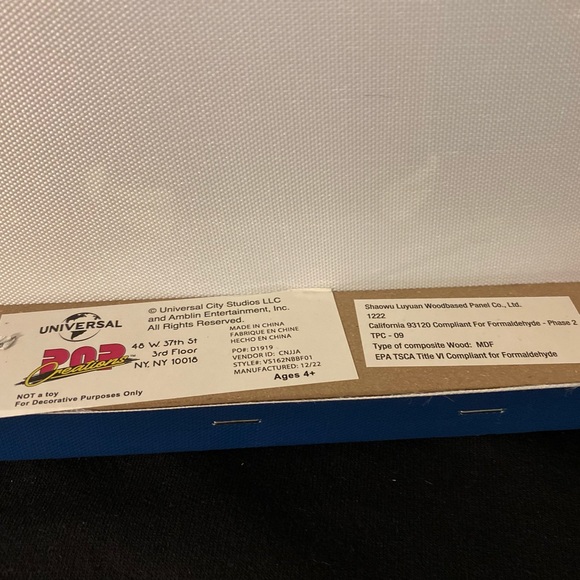 Back to the Future wrapped canvas wall art by POP Creations NEW Metallic Paint - Picture 7 of 9